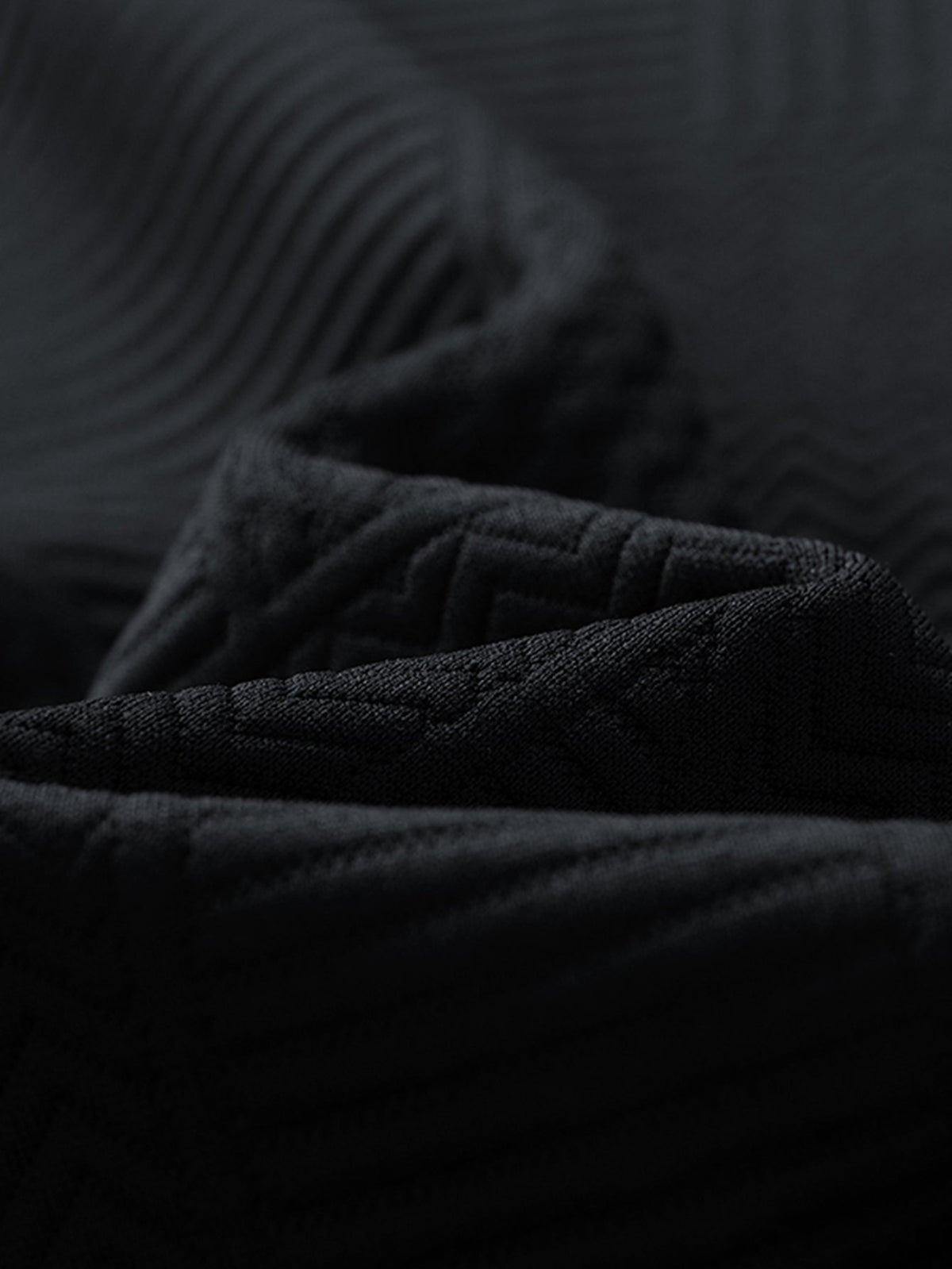 Relax Fit Geometric Jacquard Sweatshirt