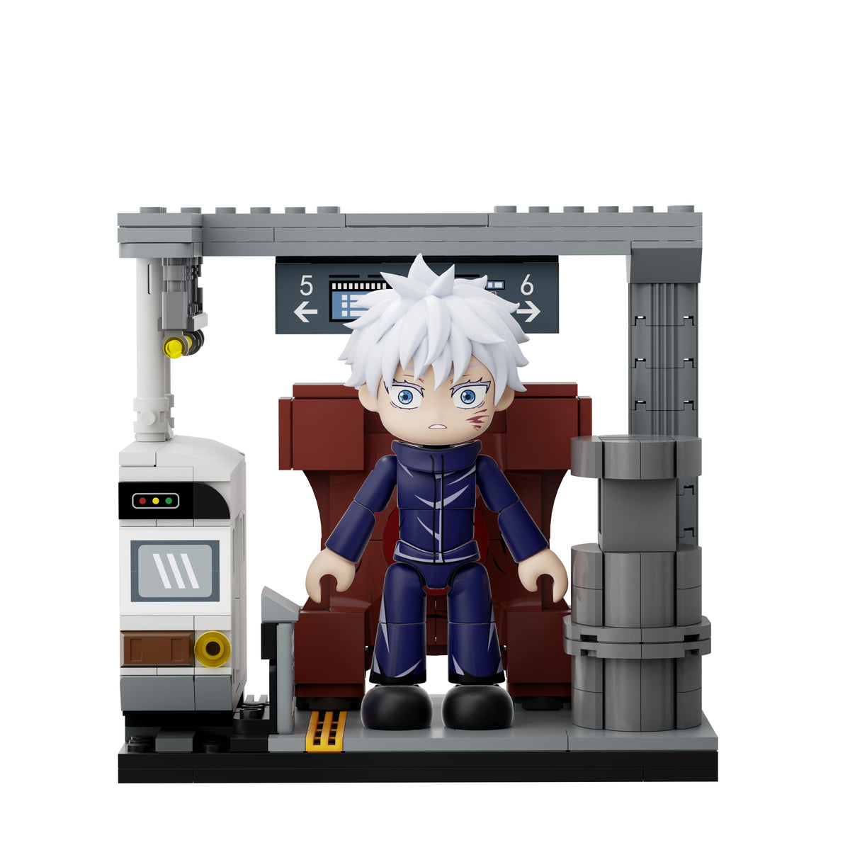 2733 PURE PANTASY briques Jujutsu Kaisen Royaume de la Prison avec Satoru Gojo