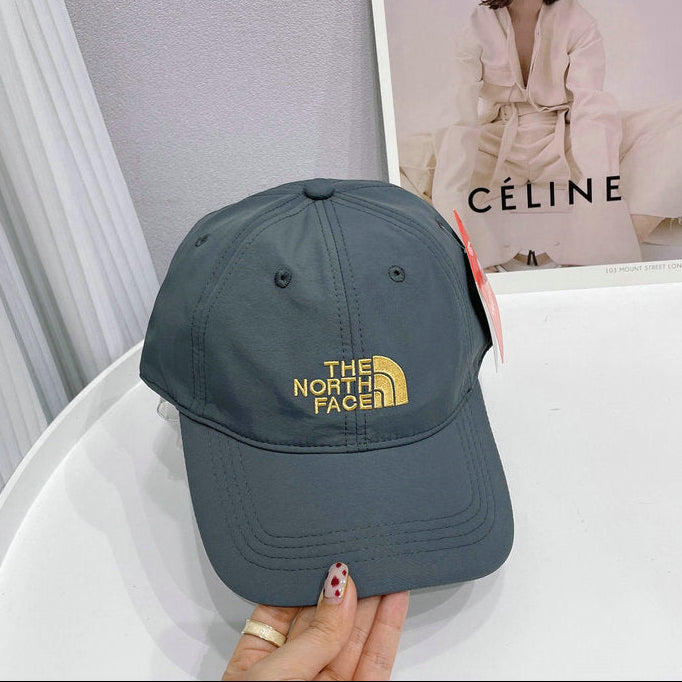 The North Face Classic Baseball Cap — Slate Grey & Gold