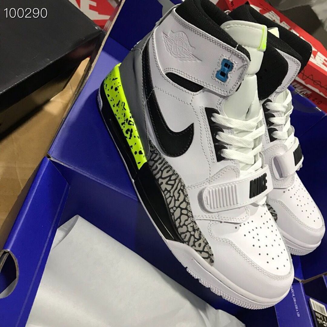Air Jordan Legacy 312 Volt Laser Blue – White / Black / Volt / Grey