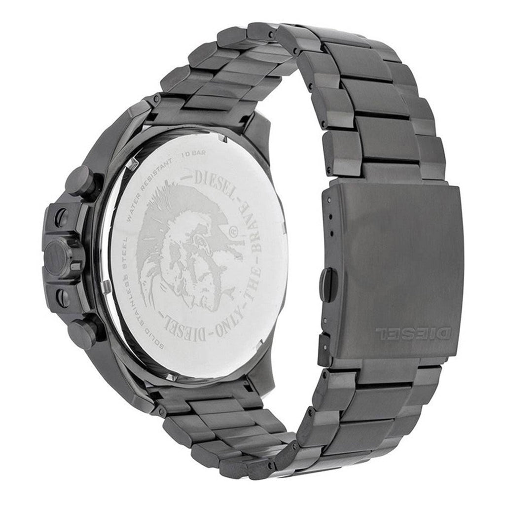 Diesel DZ4282 Mega Chief Chronograph Herrenuhr – Graues Zifferblatt & graues Edelstahlarmband
