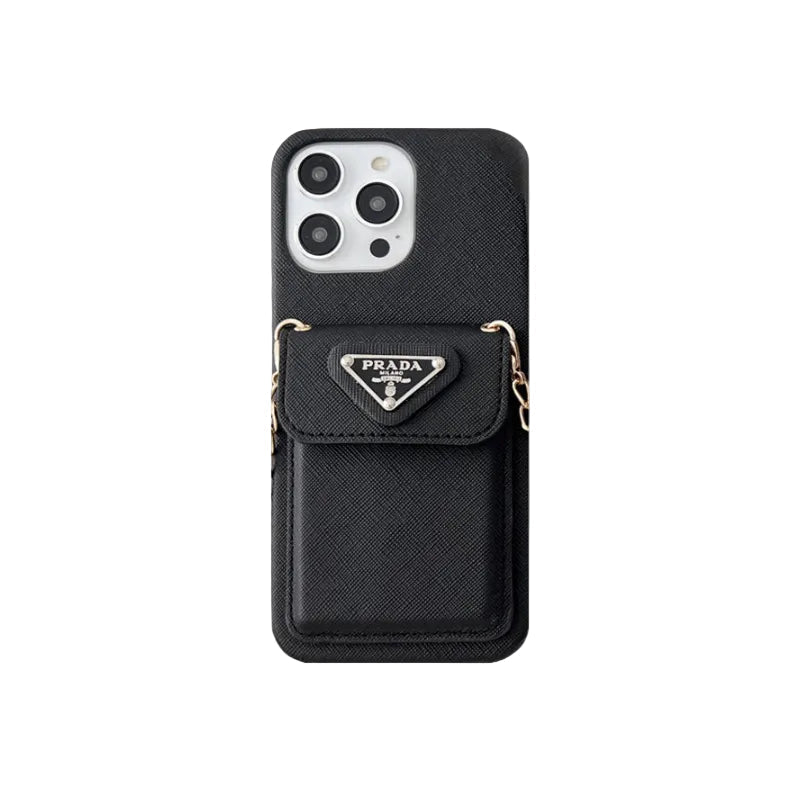 Luxuriöse PRD-Ledertasche für Phone 12-18 Pro & Pro Max