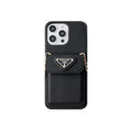 Luxuriöse PRD-Ledertasche für Phone 12-18 Pro & Pro Max