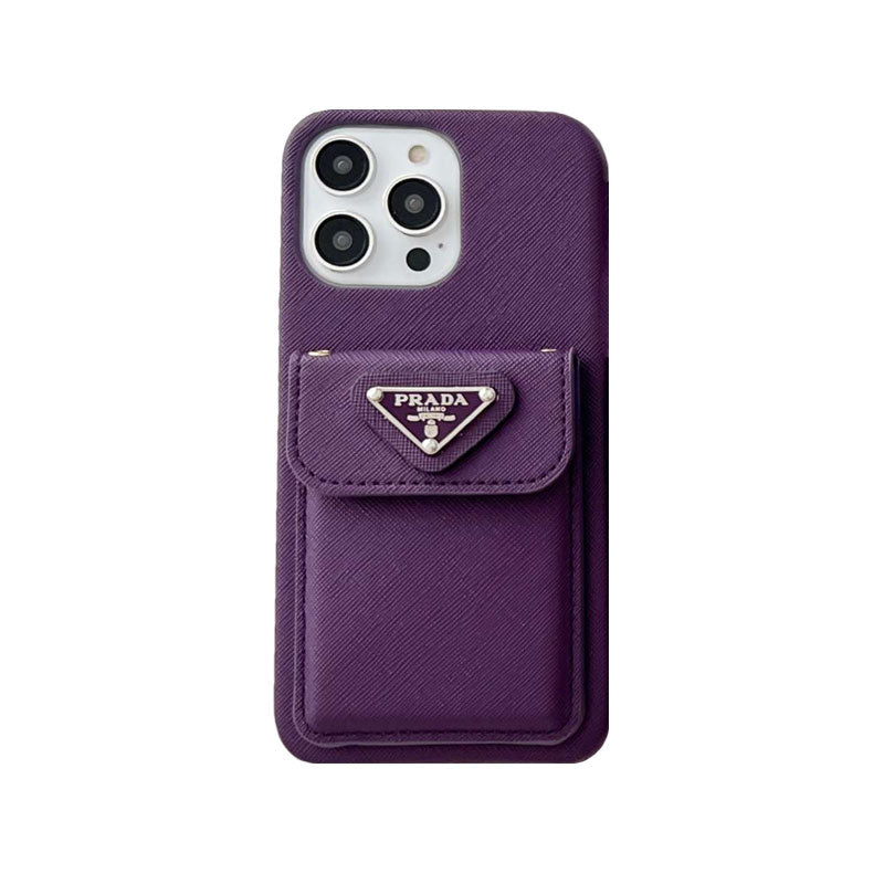 Luxuriöse PRD-Ledertasche für Phone 12-18 Pro & Pro Max