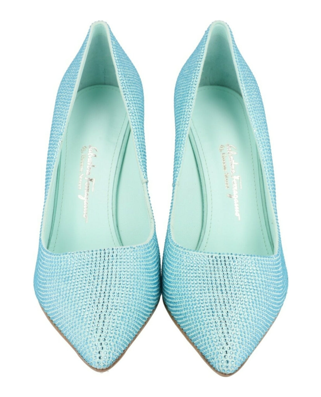 Ferragamo Ilary X5 Crystal Embellished Pumps