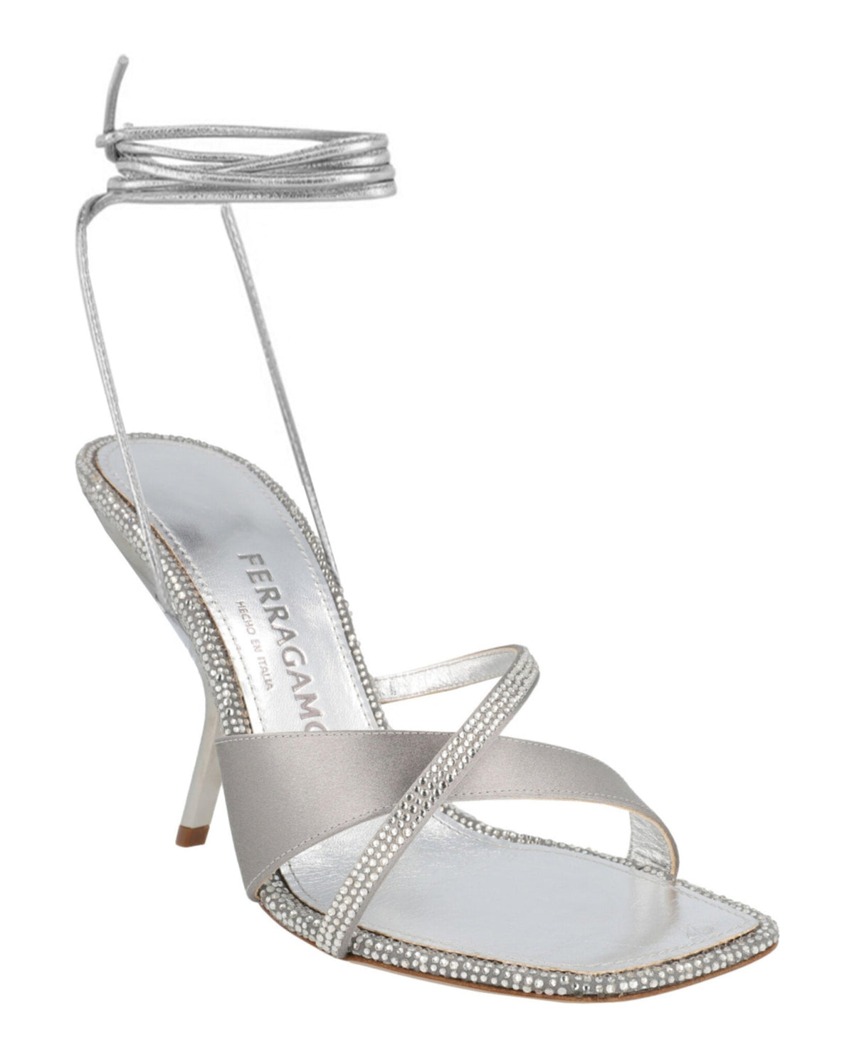 Ferragamo Allegra X5 Crystal Embellished Heels