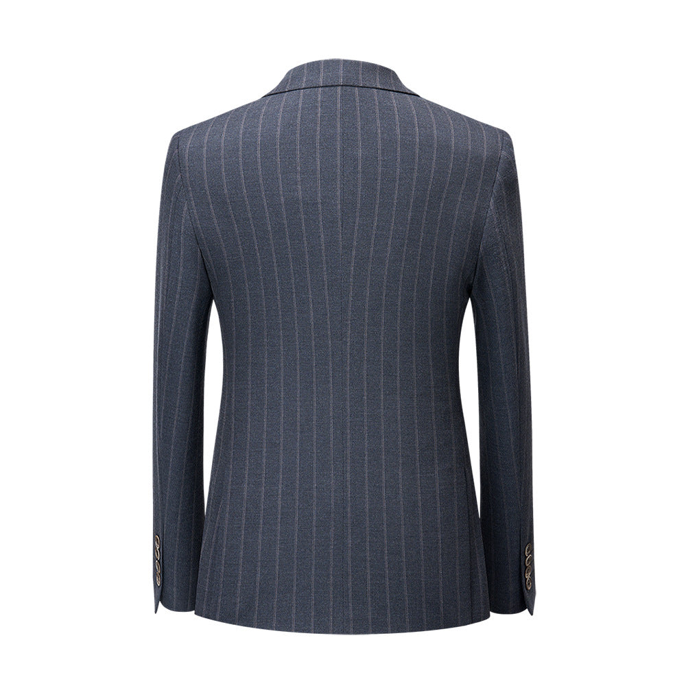 Men's Casual  Slim Striped 3-Piece Suits