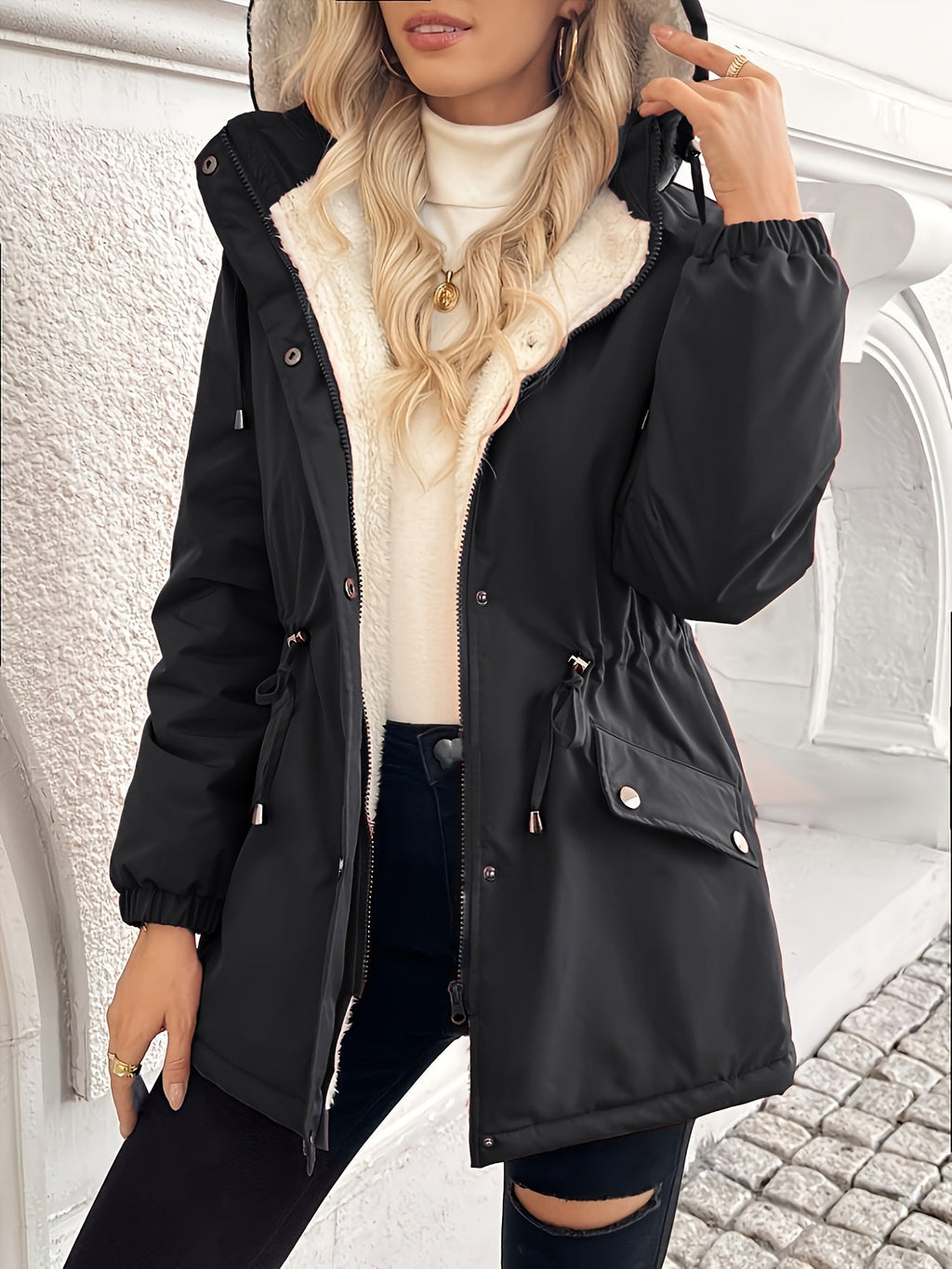 Vera | Cosy Hooded Winter Jacket