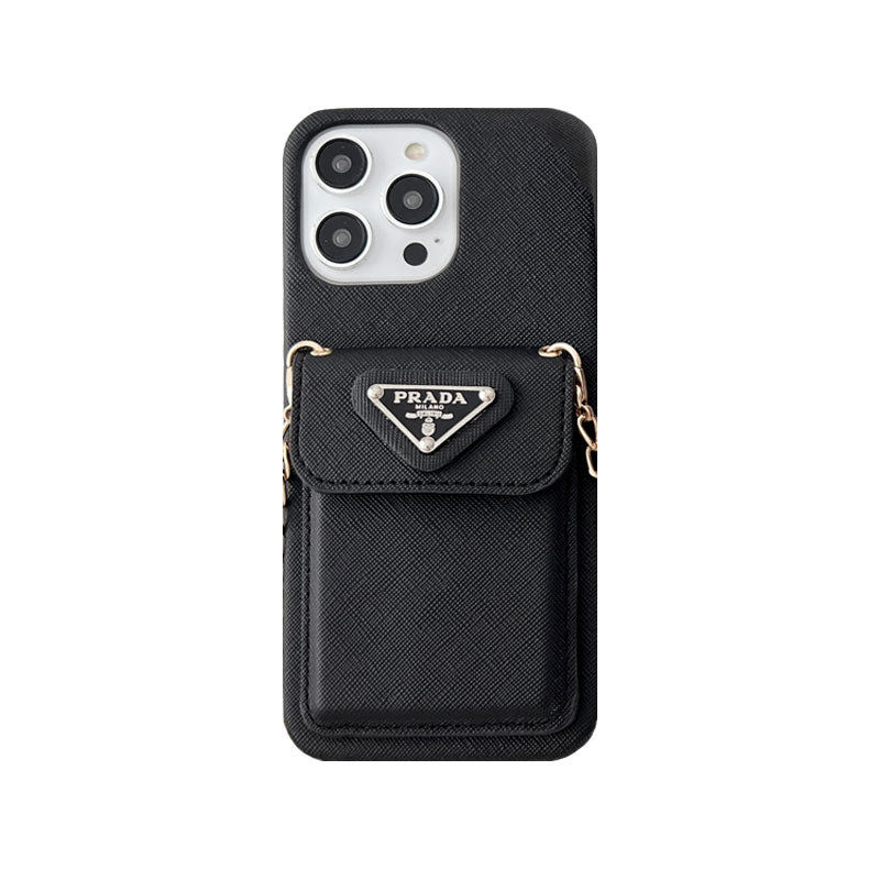 Luxuriöse PRD-Ledertasche für Phone 12-18 Pro & Pro Max