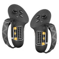 Meta Quest 3 & 3S Controller Grip Cover Silicone Hand Strap Protector - Anti-Throw Knuckle Strap Adjustable Battery Opening VR Controller Accessories for Meta Quest 3 and Quest 3S