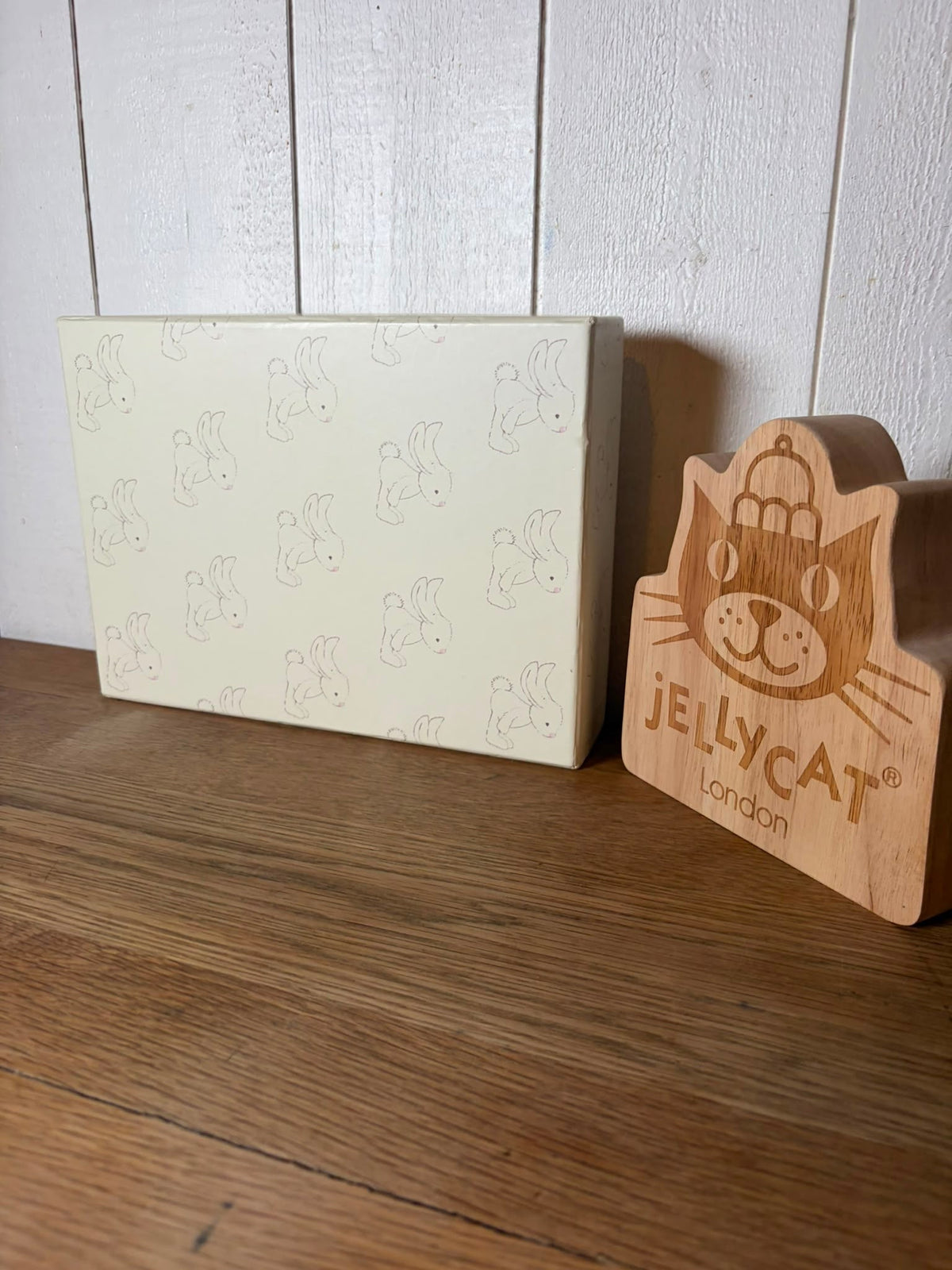 Jellycat Bashful Beige Bunny Blanket With Gift Box