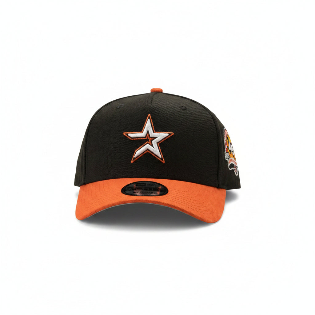 New Era Houston Astros 45th Anniversary 9FORTY Adjustable Cap – Black/Orange