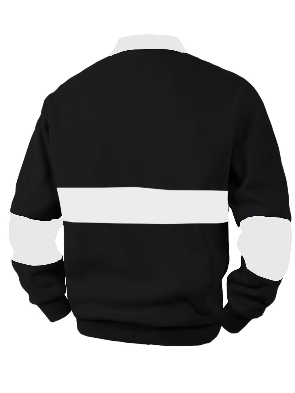 Nolan | Langärmliges Polo-Shirt im Colour-Block-Design