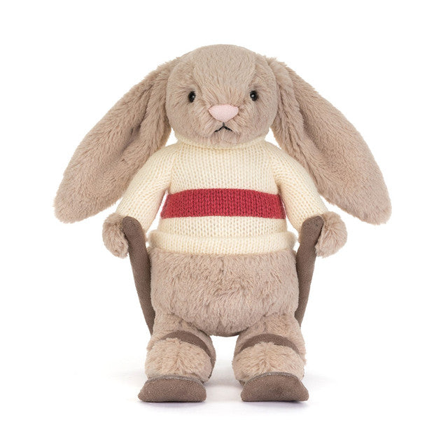 Jellycat Bashful Bunny Gold Medal Ski Outfit