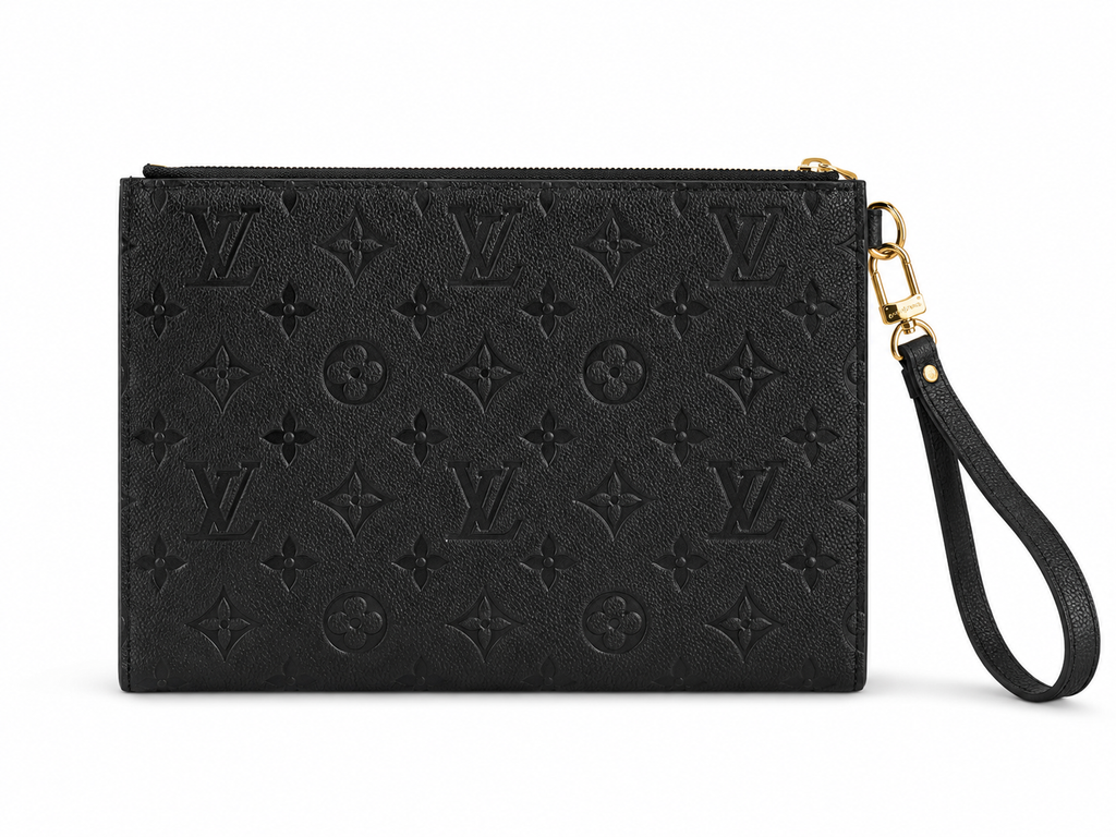 Louis Vuitton Daily Pouch – Monogram Empreinte Leather Black