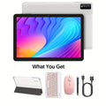 Android Tablet 10-Inch 2-in-1 with Android 14, 8GB Total RAM, 32GB Internal Storage and Keyboard Options