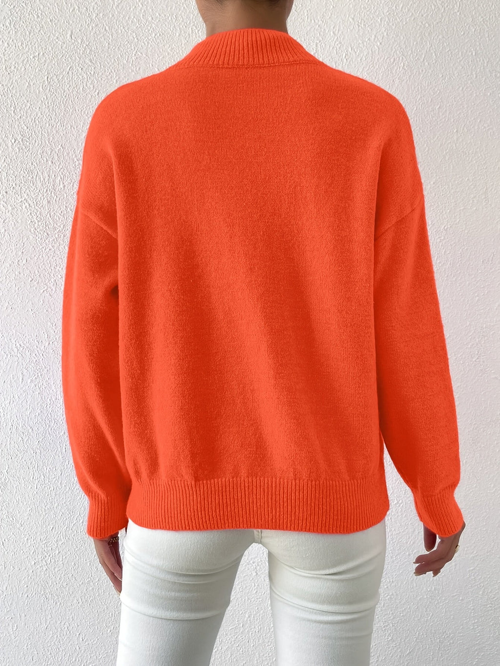 Simone | Relaxed Mock Neck Jumper