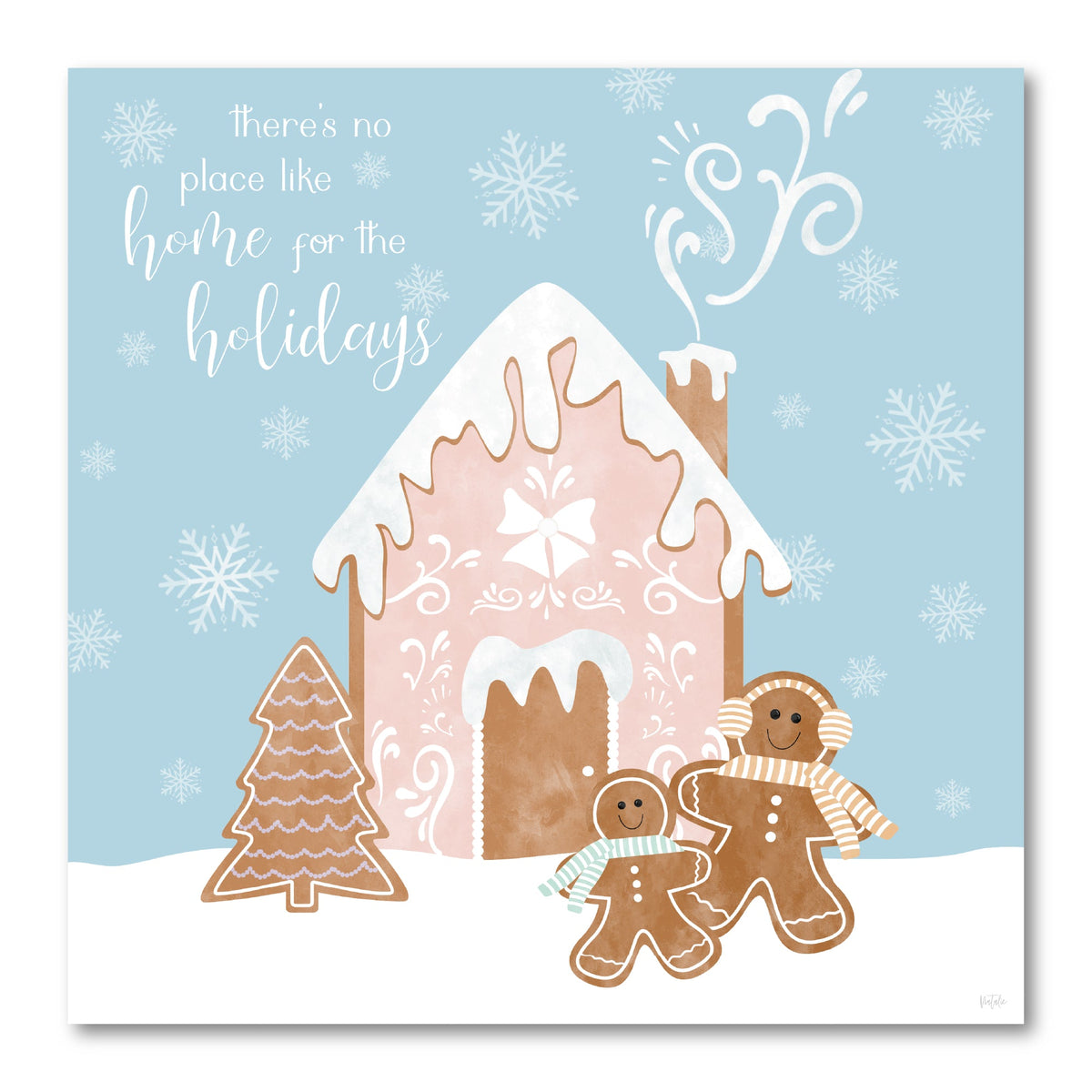 Gingerbread House II Gallery-Wrapped Canvas Wall Art