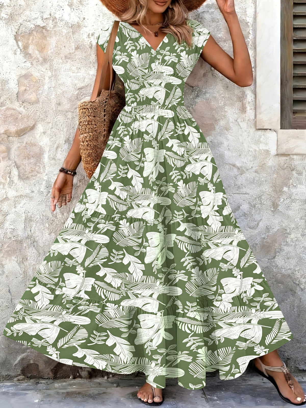 Mirabel | Böhmisches Stufen-Maxikleid