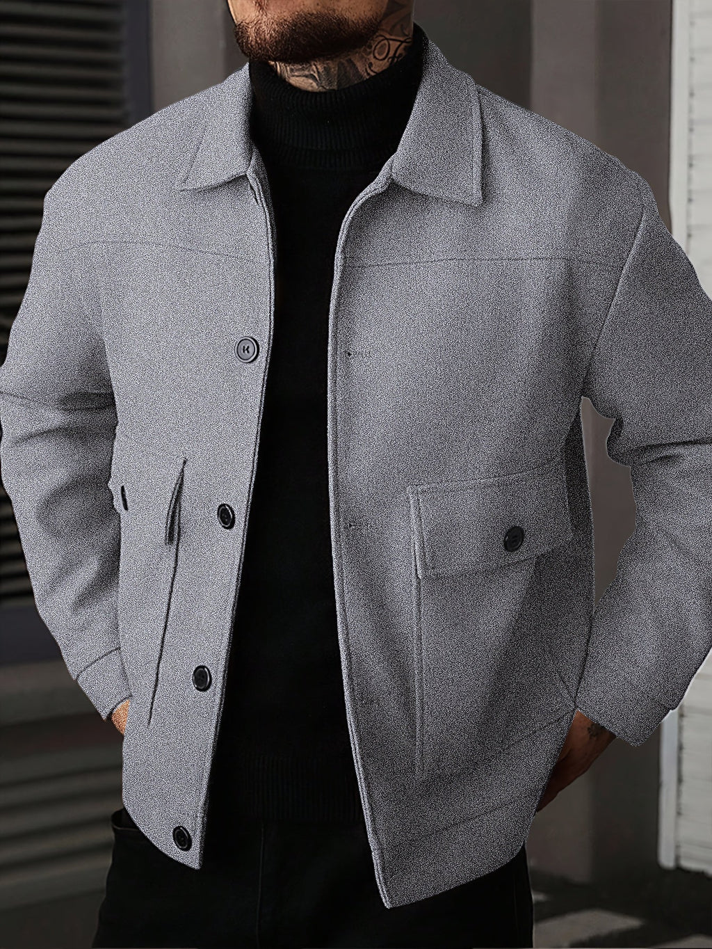 Ellery | Strukturiertes Overshirt-Jacke