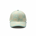 Mint Green Oversized Monogram Canvas Baseball Cap