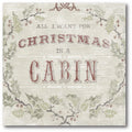 Christmas at the Cabin II Gallery-Wrapped Canvas Wall Art