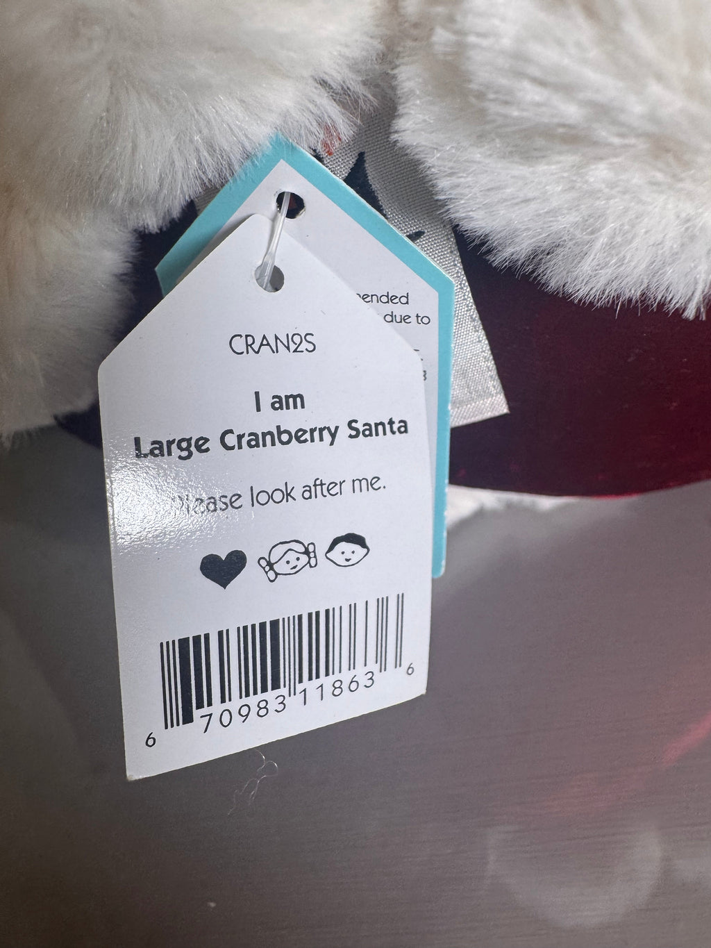 Jellycat Large Cranberry Santa