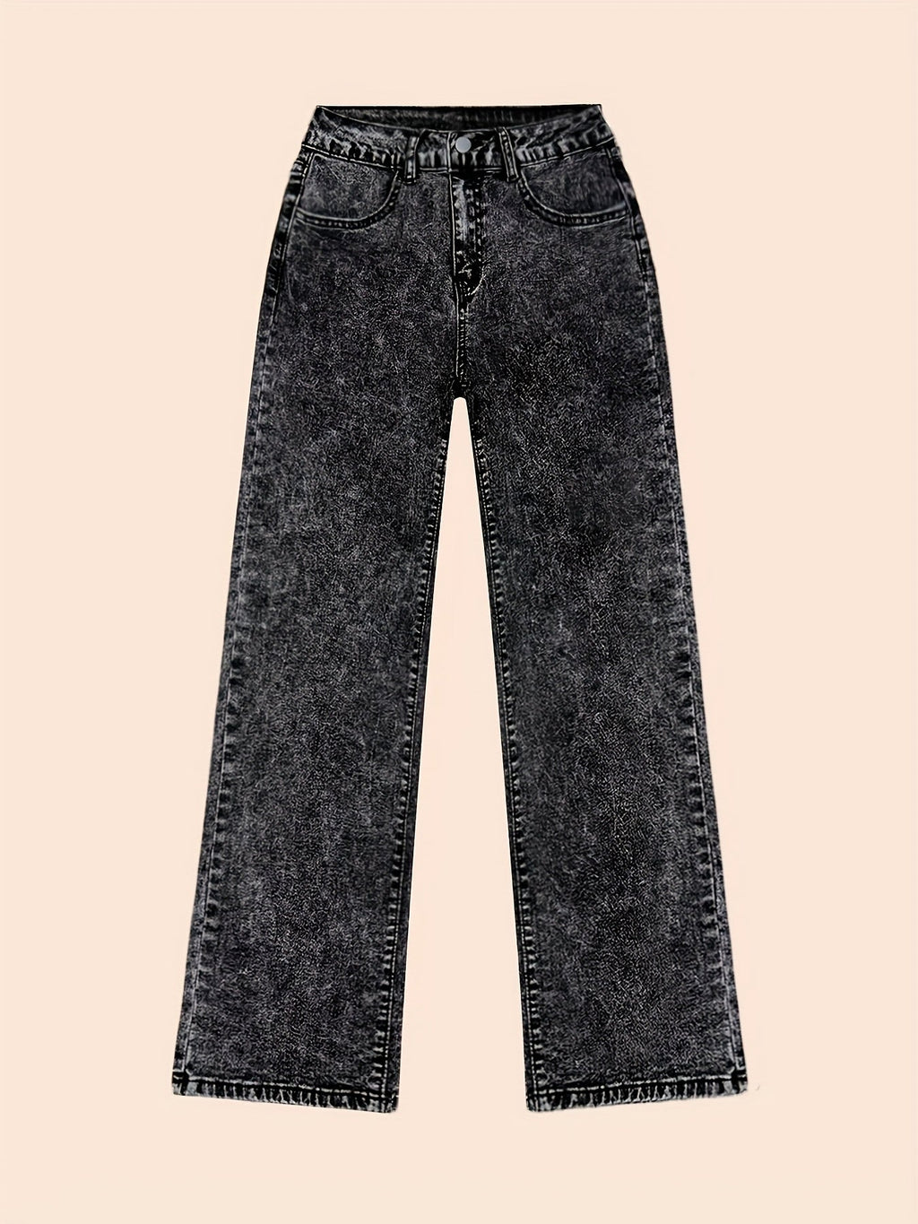 Annabel | Gerade geschnittene Jeans mit weitem Bein