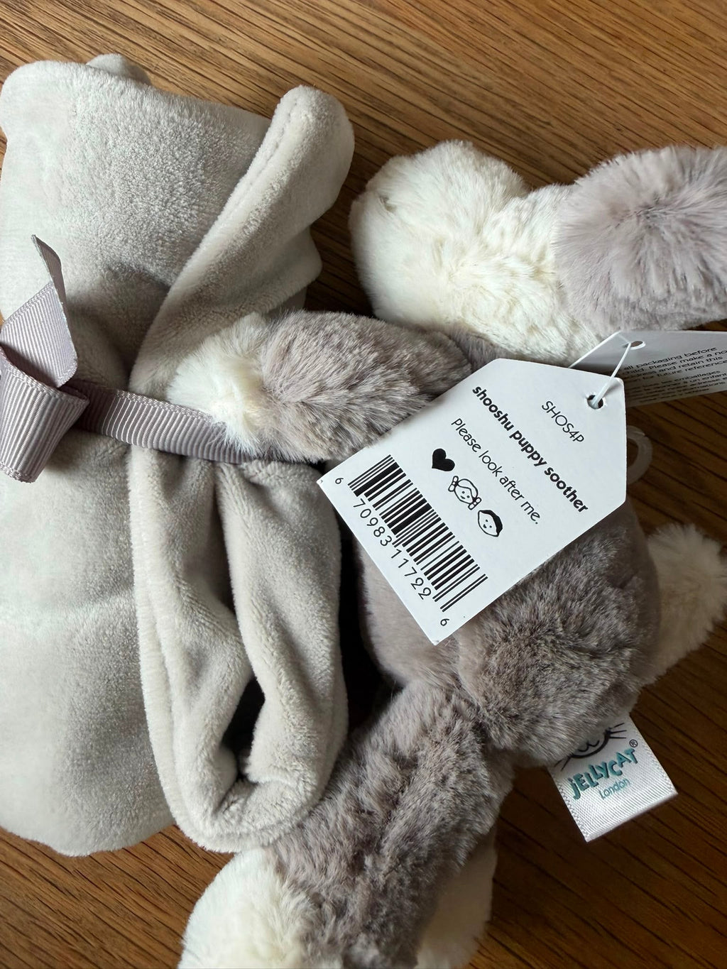 Jellycat Shooshu Puppy Soother