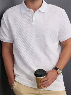 Harrington | Textured Business Polo Shirt