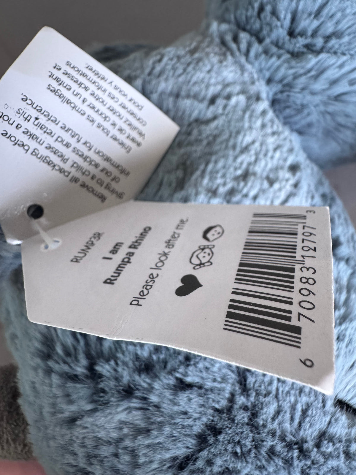 Jellycat Rumpa Rhino
