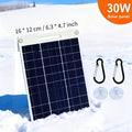 [Portable Solar Panel] Portable Solar Panel Solar Panel Winter Outdoor Solar Charger for Garden, Pathway and Patio Lighting
