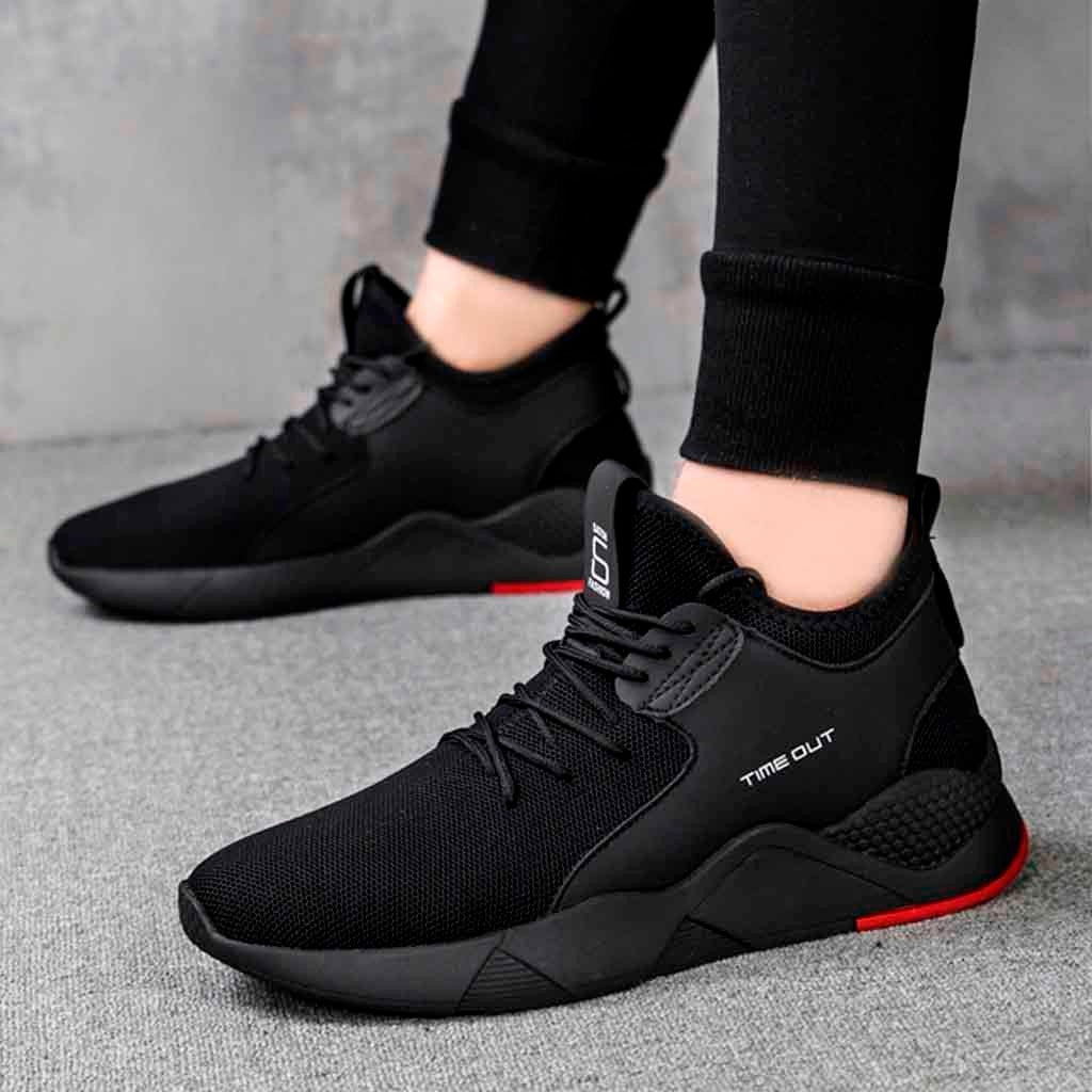 Men Casual Shoes Mesh Slip On Flat Breathable Sneaker Shoes