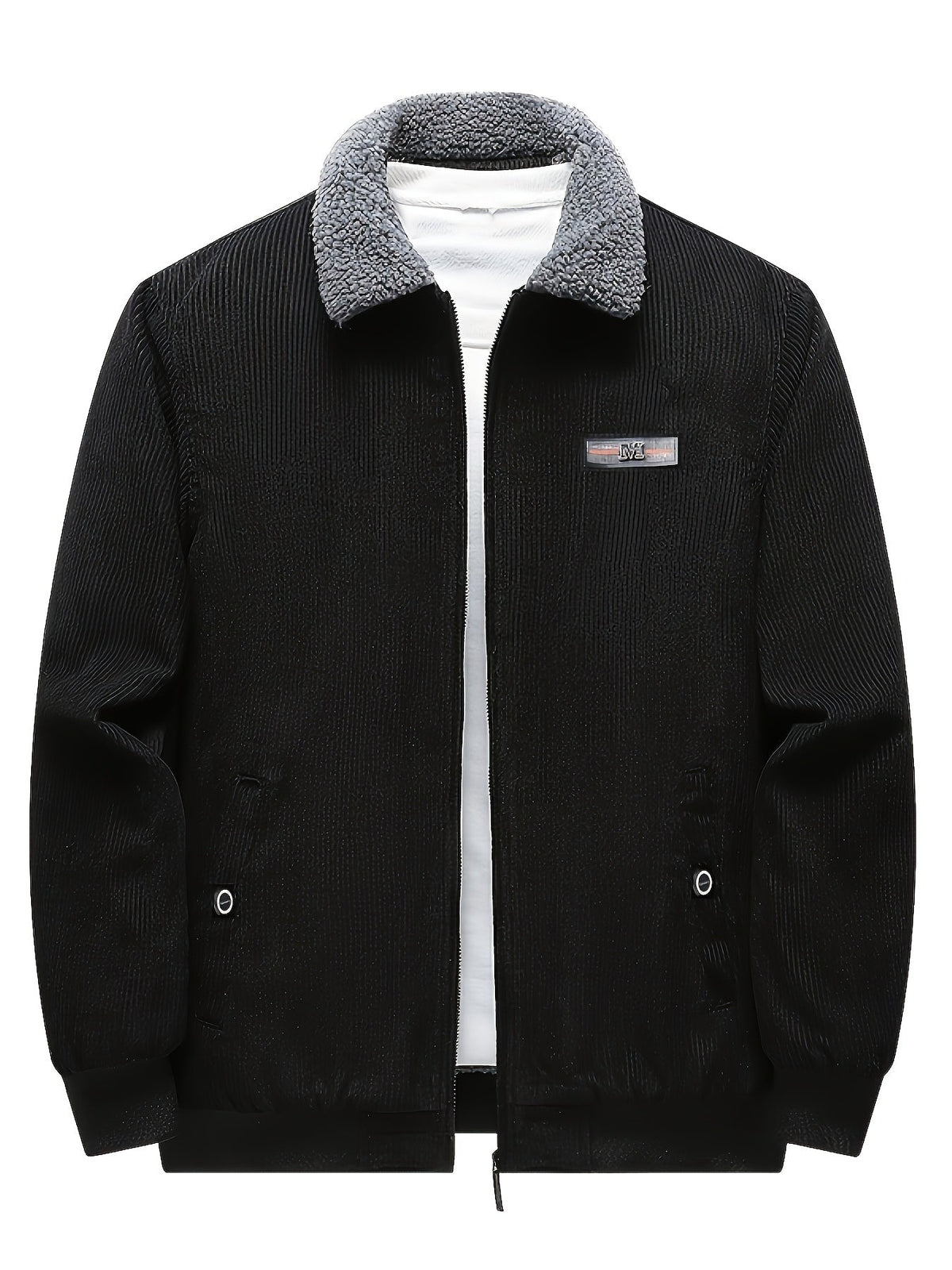 Gerard | Gerippte Jacke mit Futter aus Fleece