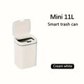 Touchless Trash Can Sensor Lid Hands-Free, Infrared Motion Detection, Battery Powered Cordless
