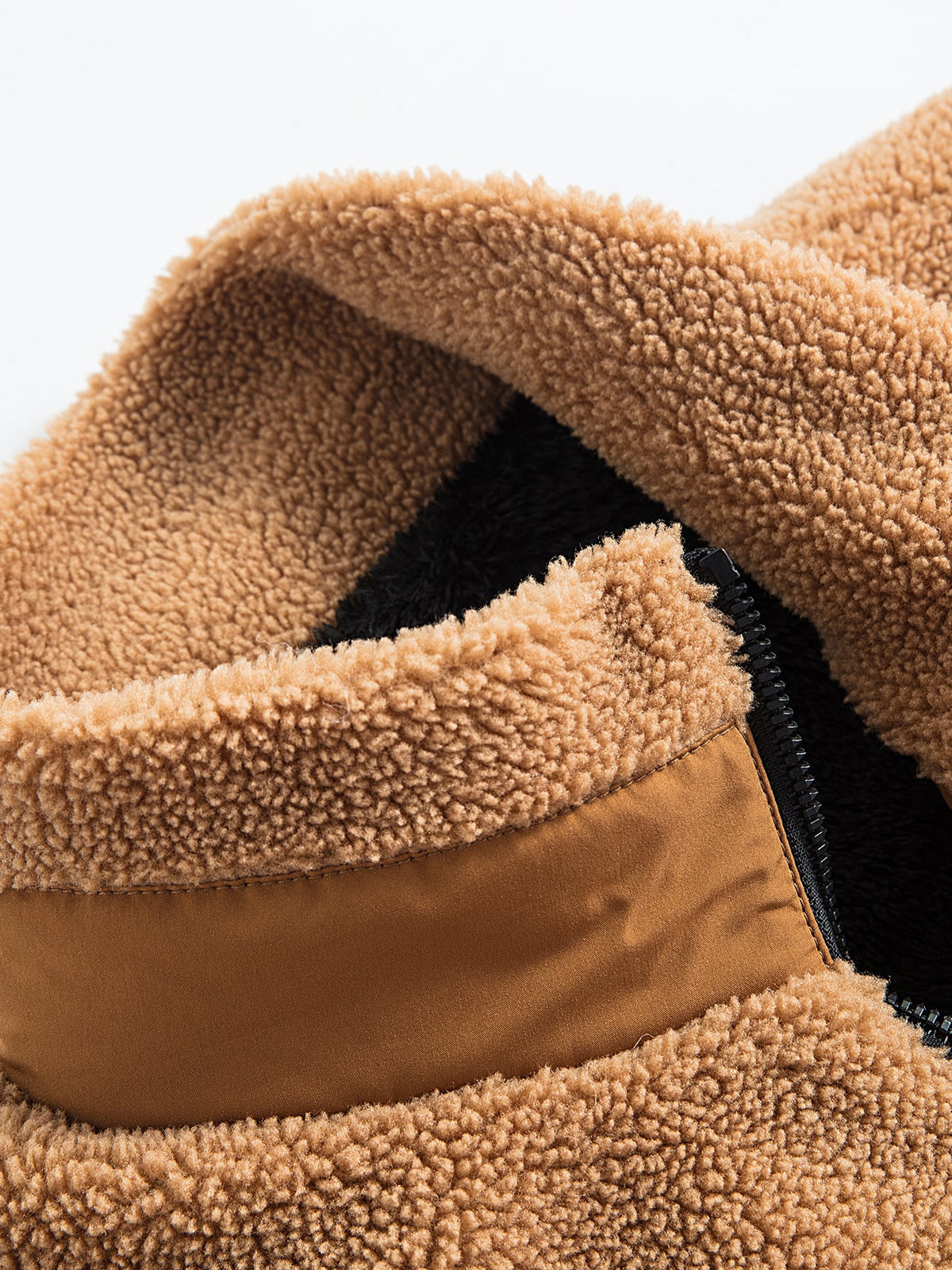 Teddy Fleece Zipper Pocket Jacket