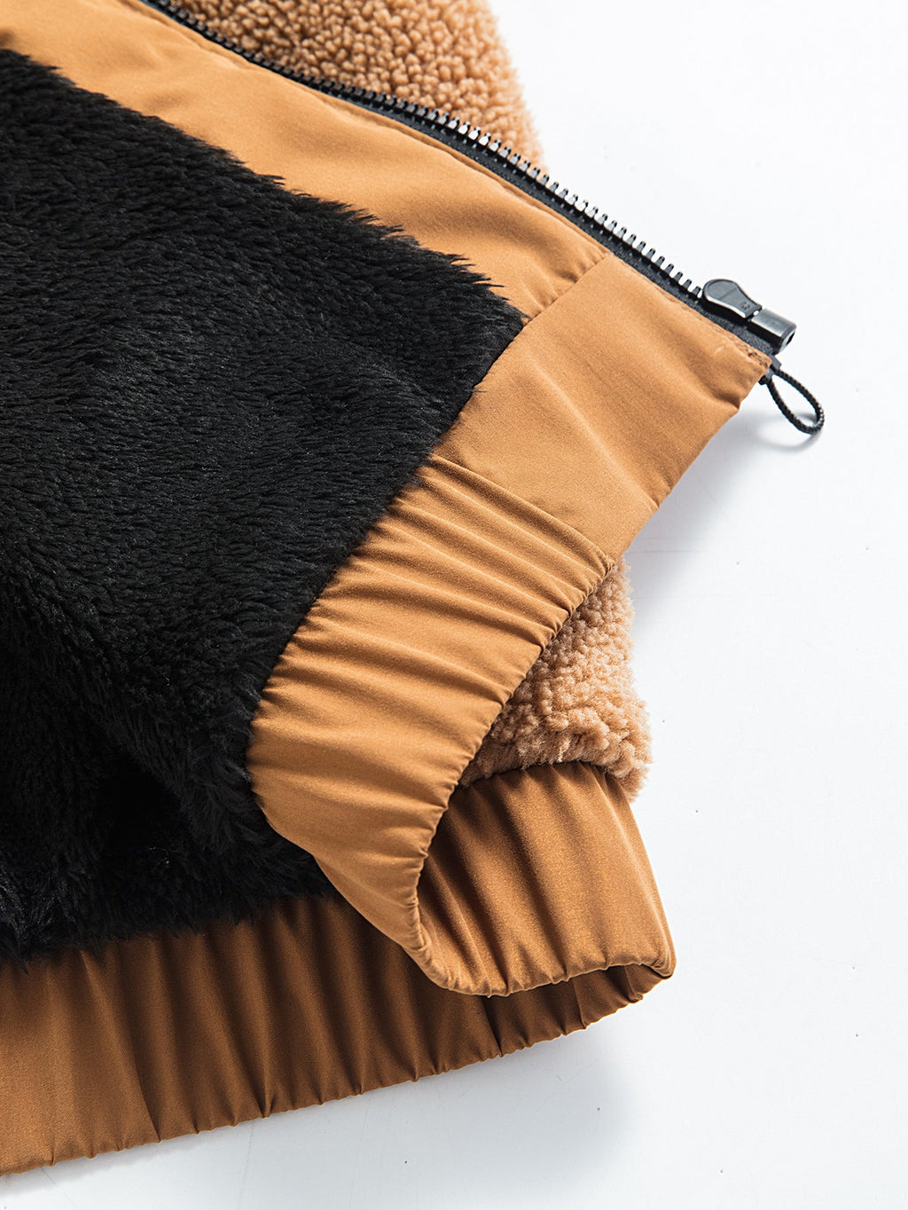 Teddy Fleece Zipper Pocket Jacket
