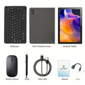Android Tablet 10.1-Inch Work and Study Bundle with 6GB RAM, 128GB Internal Storage and Keyboard