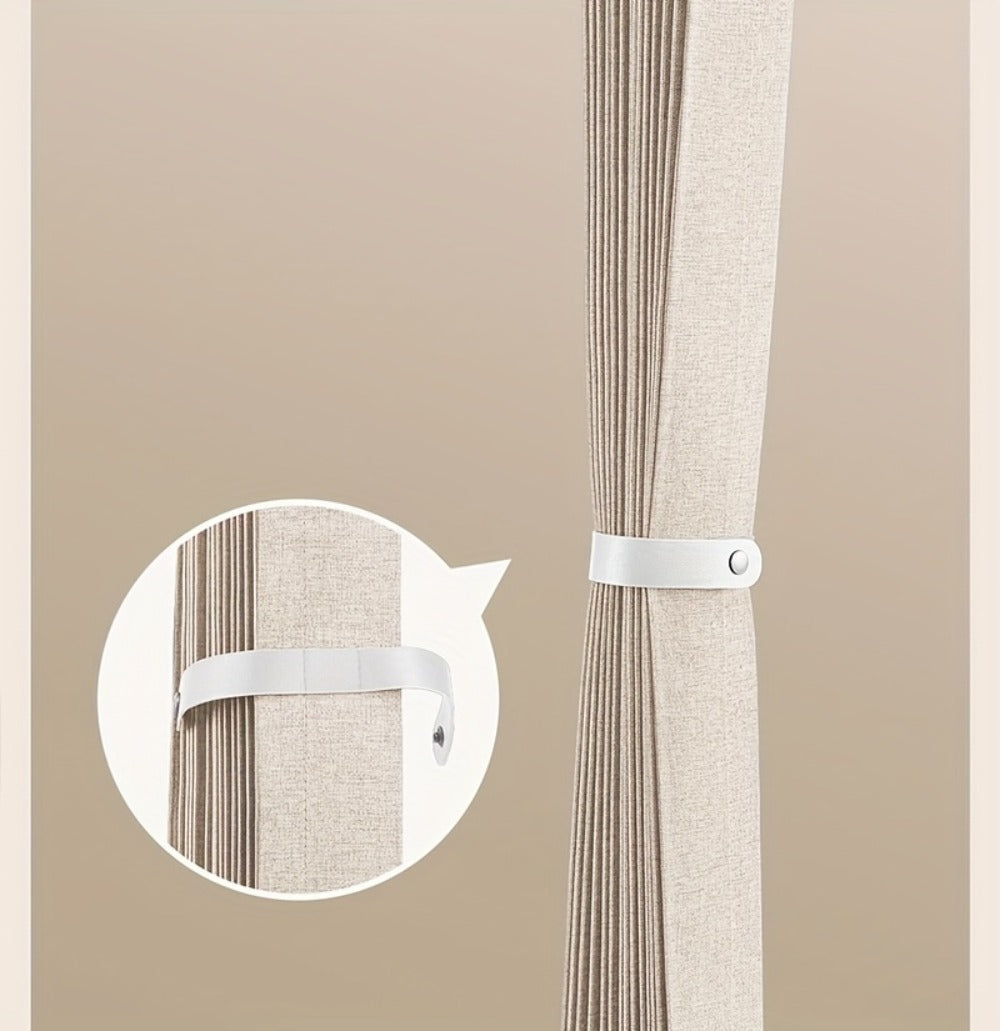 Magnetic Room Divider Curtain Doorway - Rodless Bohemian Striped Door Curtain, 210GSM Thickened Polyester
