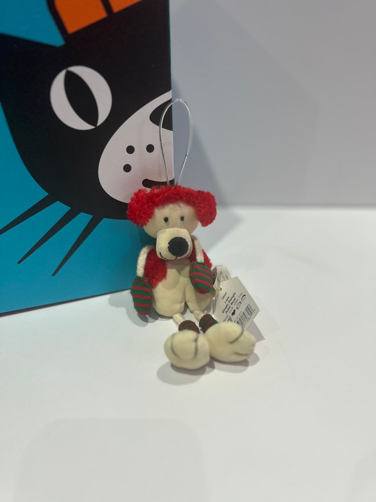 Jellycat Dingly Dangly Polar Bear | Red Tag