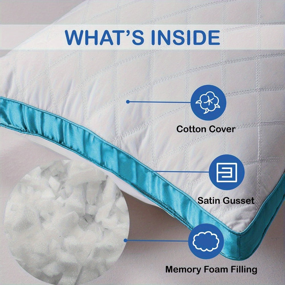Body Pillow, Memory Foam for Side Sleepers 51 Inch, Firm Support Full for Adults Pregnancy