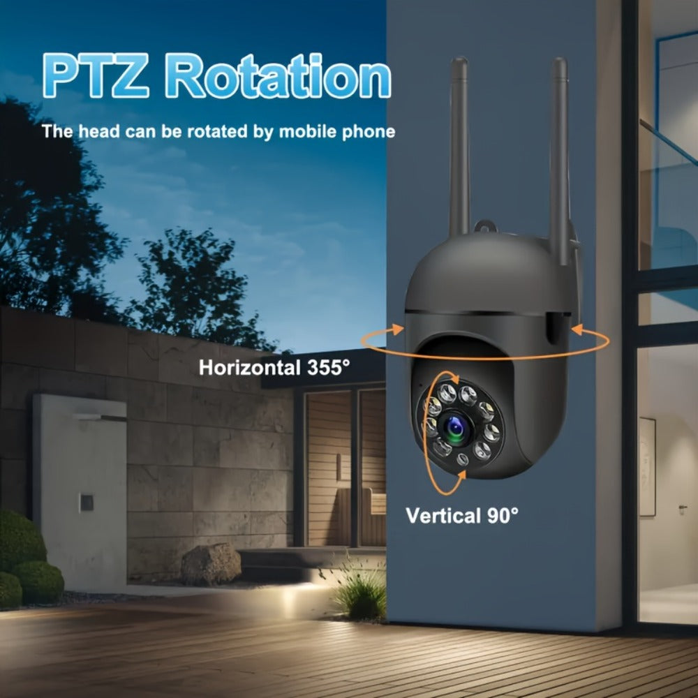 Indoor Security Camera 4-Pack with 3MP Video, Dual-Band WiFi, Color Night Vision and Cloud Storage Options