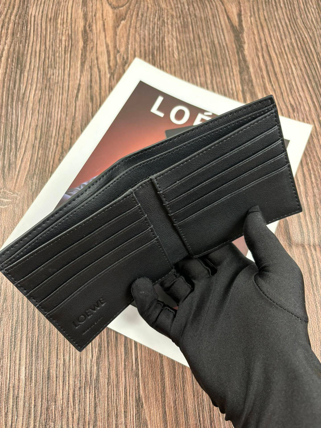Bifold-Geldbörse mit Logo