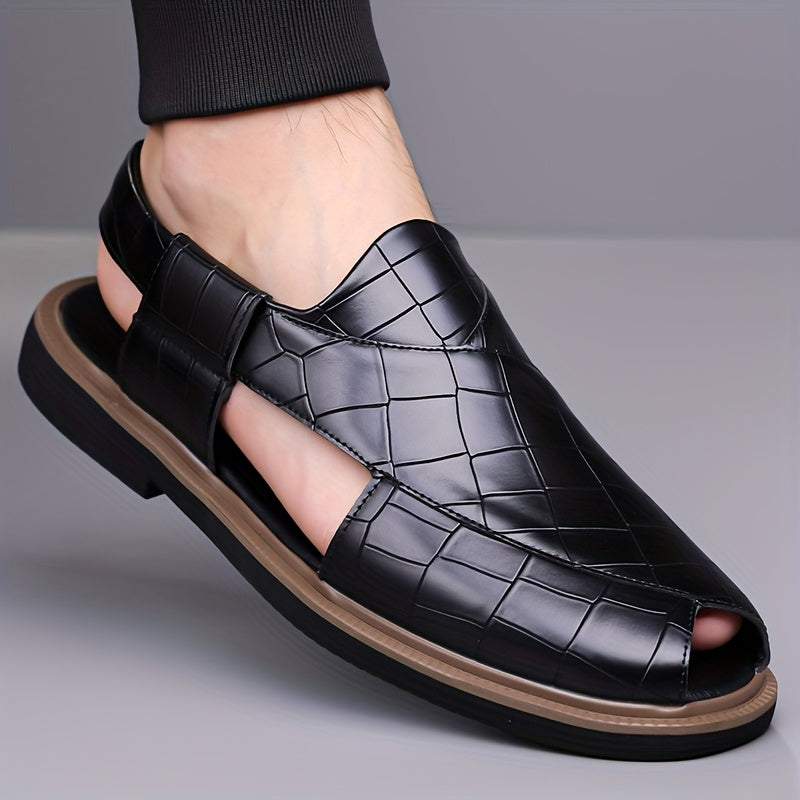 Nathaniel | Slipper-Sandalen in Flechtoptik