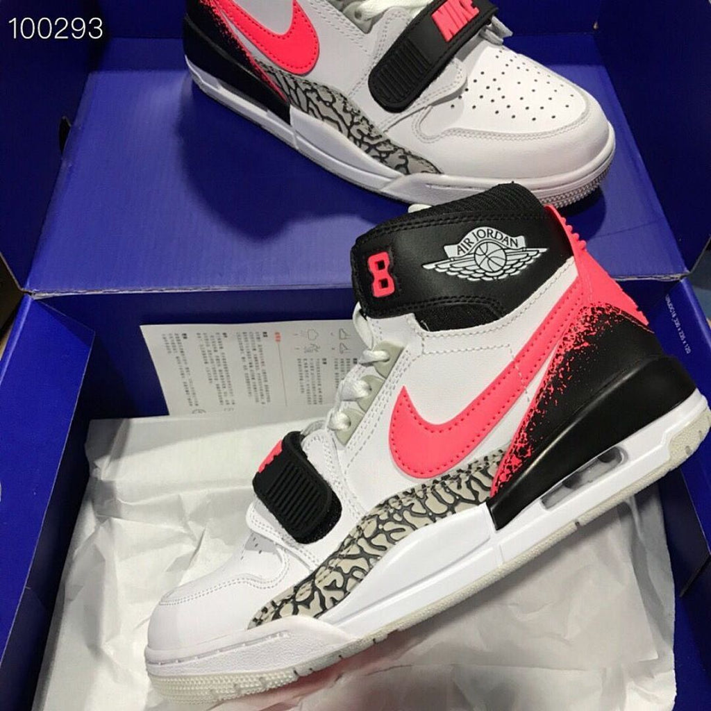 Air Jordan Legacy 312 Hot Punch – White / Hot Punch / Black / Cement