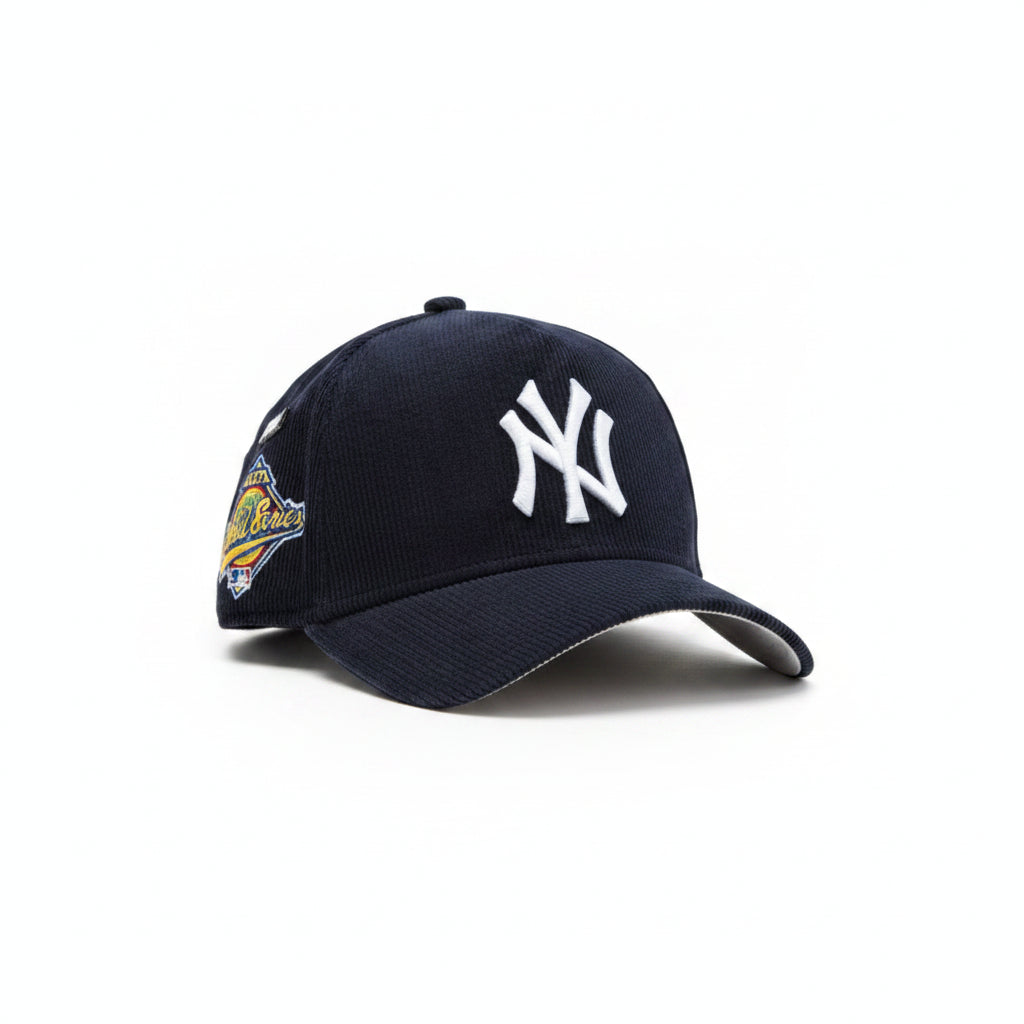 New Era x FAM. New York Yankees 1996 World Series 9FORTY Adjustable Cap – Navy Corduroy