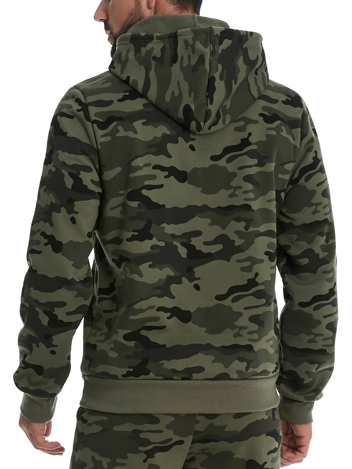Ronan | Camouflage-Kapuzenjacke mit Reißverschluss