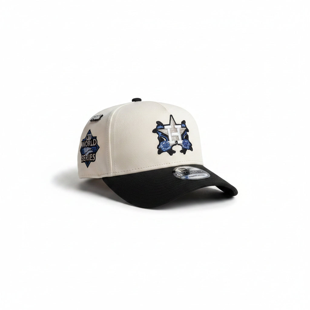 New Era x FAM. Houston Astros World Series 9FORTY Adjustable Cap – Cream/Black