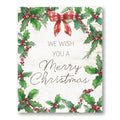 We Wish You a Merry Christmas Gallery-Wrapped Canvas Wall Art