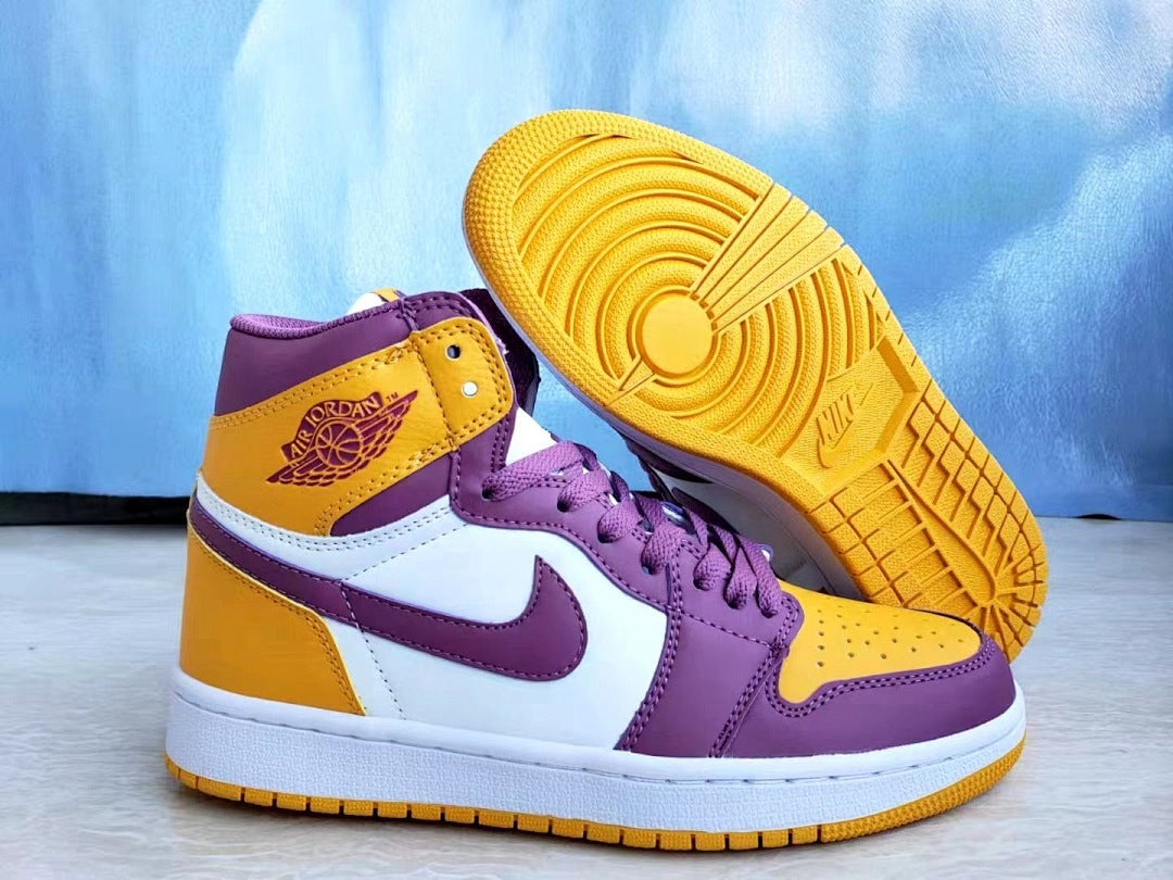 Air Jordan 1 Retro High OG Brotherhood – Purple / Gold
